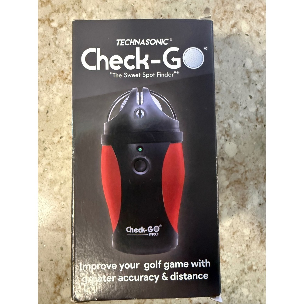 Technasonic Check-Go Pro Golf Ball Sweet Spot Finder Electronic Balancer New